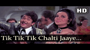 Tik Tik Tik Tik Chalati Jaae Ghadi Lyrics - Randhir Kapoor | Raj Kapoor | Prithviraj Kapoor | Asha Bhosle | Kishore Kumar