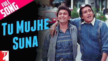 Tu Mujhe Suna Lyrics - Rishi Kapoor | Vinod Khanna | Sridevi | Nitin Mukesh Chand Mathur | Suresh Wadkar