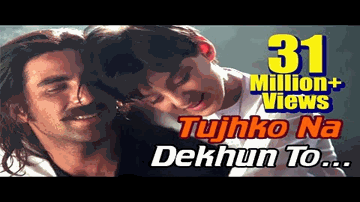 Tujko Na Dekhun Lyrics - Akshay Kumar | Shilpa Shetty | Karisma Kapoor | Sunidhi Chauhan | Udit Narayan