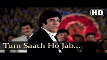 tum saath ho jab apane, duniyaa ko dikhaa denge Lyrics - Amitabh Bachchan | Parveen | Kishore Kumar | Asha