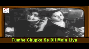 Tumhe Chupke Se Dil Mein Lyrics - Motilal | Meena Shorey | Iftekhar | Asha Bhosle | Mohammed Rafi