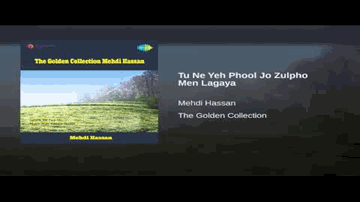 tuune ye phuul jo zulfon men sajaa rakhaa hai Lyrics - Mehdi Hasan