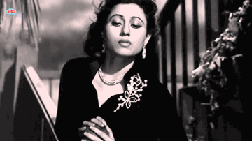 Udhar Tum Hasin Ho Idhar Dil Jawaan Hai Lyrics - Lalita Pawar | Madhubala | Guru Dutt | Geeta Ghosh Roy Chowdhuri (Geeta Dutt) | Mohammed Rafi