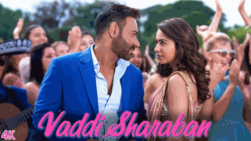 Vaddi Sharaban Lyrics - Ajay Devgn | Tabu | Rakul Preet Singh | Navraj Hans | Sunidhi Chauhan