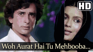 Woh Aurat Hai Too Mehbooba Lyrics - Shashi Kapoor | Zeenat Aman | Lata Mangeshkar | Nitin Mukesh Chand Mathur