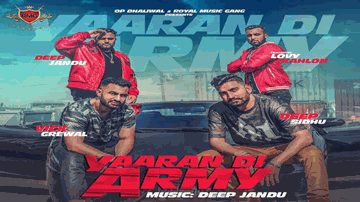 Yaaran Di Army (Title) Lyrics - Deep Sidhu | Vick Grewal | Lovy Kahlon