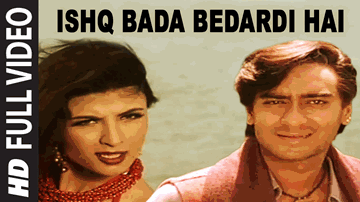 Yeh Ishq Bada Lyrics - Ajay Devgan | Aruna Irani | Shakti Kapoor | Alka Yagnik | K. Pappu