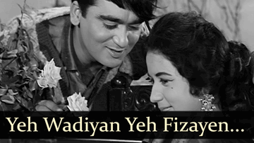 Yeh Wadiyan Yeh Fizayen Lyrics - Tanuja | Deven Verma | Ashok Kumar | Mohammad Rafi
