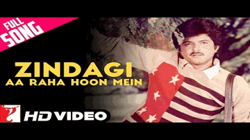 zindagii aa rahaa huuN main Lyrics - Anil Kapoor | Dilip Kumar | Ashok Kumar | Kishore Kumar